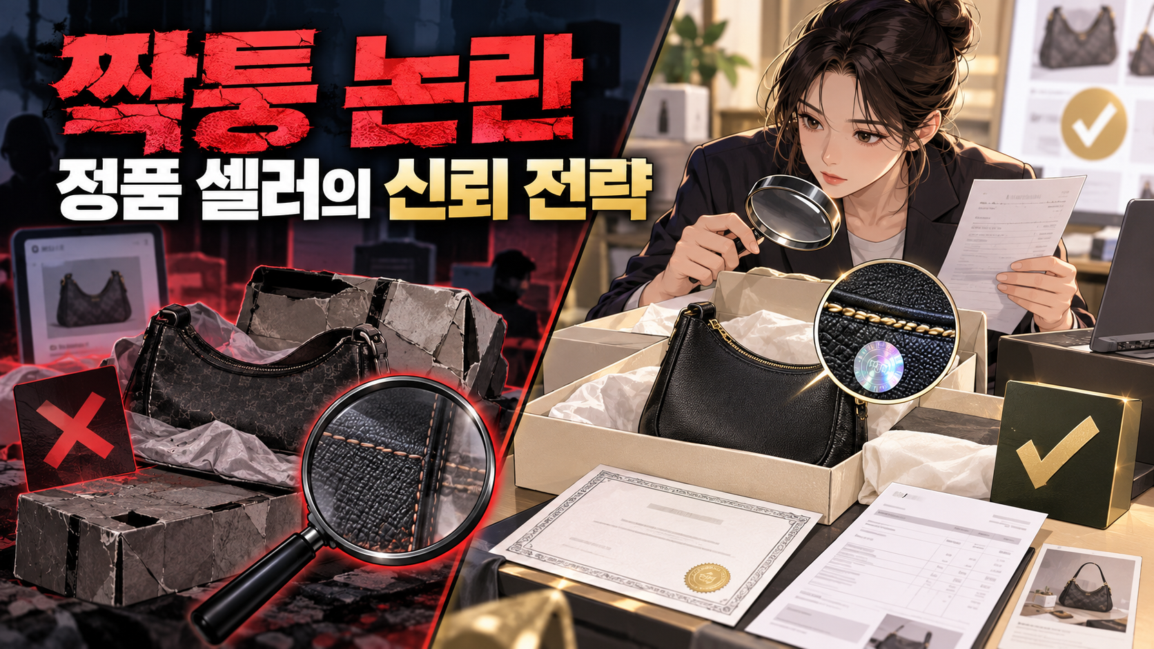 '가짜 상품' 논란, 정품 셀러에게는 위기이자 기회
