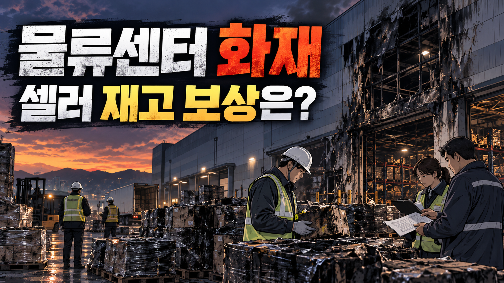인천 물류센터 화재, 보상은 시작됐지만 '입점 셀러'는 아직 사각지대